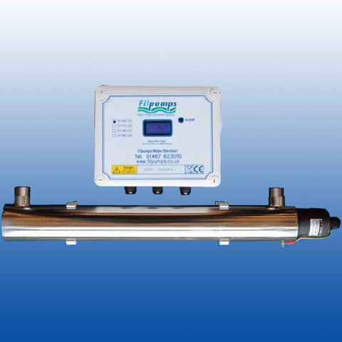 Filpumps Ultra Violet Steriliser Units + Auto Shut Off Valve (On Selected Models)