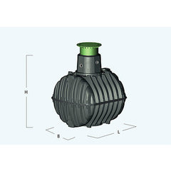 Graf one2clean Wastewater Treatment Plant 5 to 9 PE systems