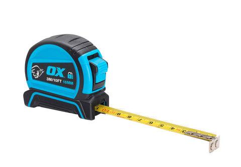 Ox Pro Dual Auto Lock Tape Measure - various sizes